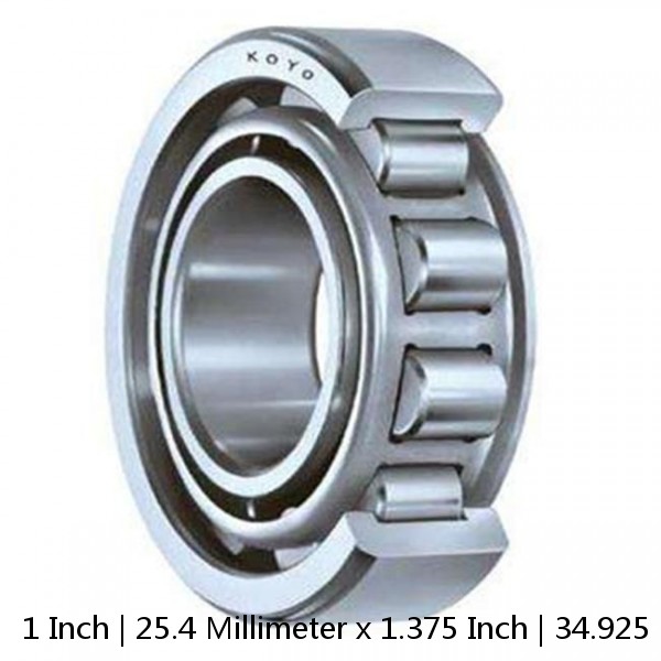 1 Inch | 25.4 Millimeter x 1.375 Inch | 34.925 Millimeter x 2.25 Inch | 57.15 Millimeter  CONSOLIDATED BEARING 93536  Cylindrical Roller Bearings